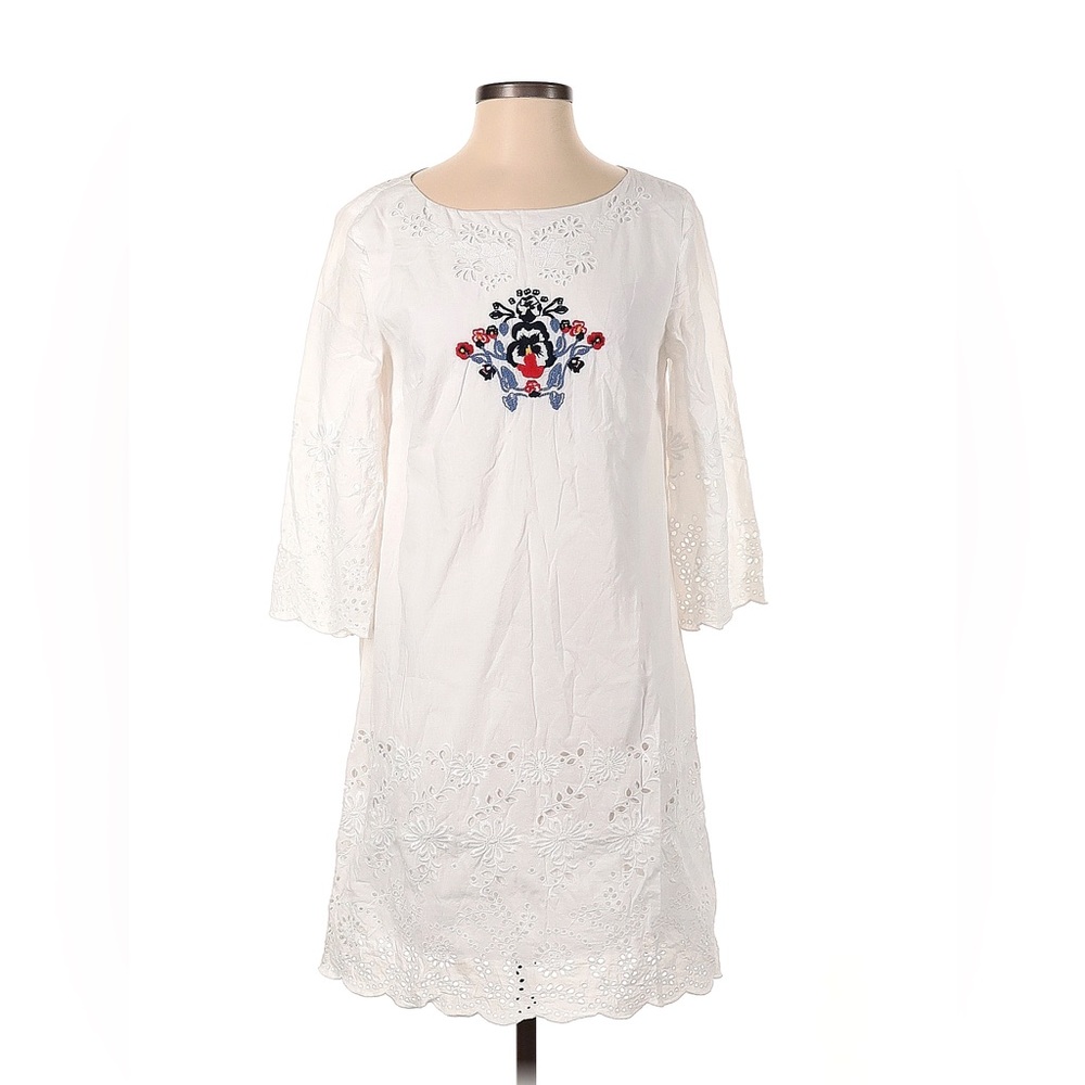 Suno Scoop Neck Mini Dress